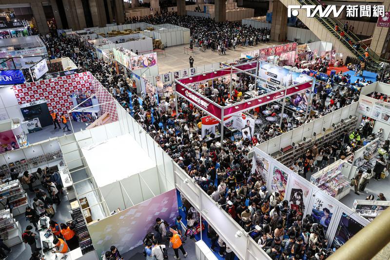 台北動漫節開幕首日人氣旺　5天展期商機上看2億